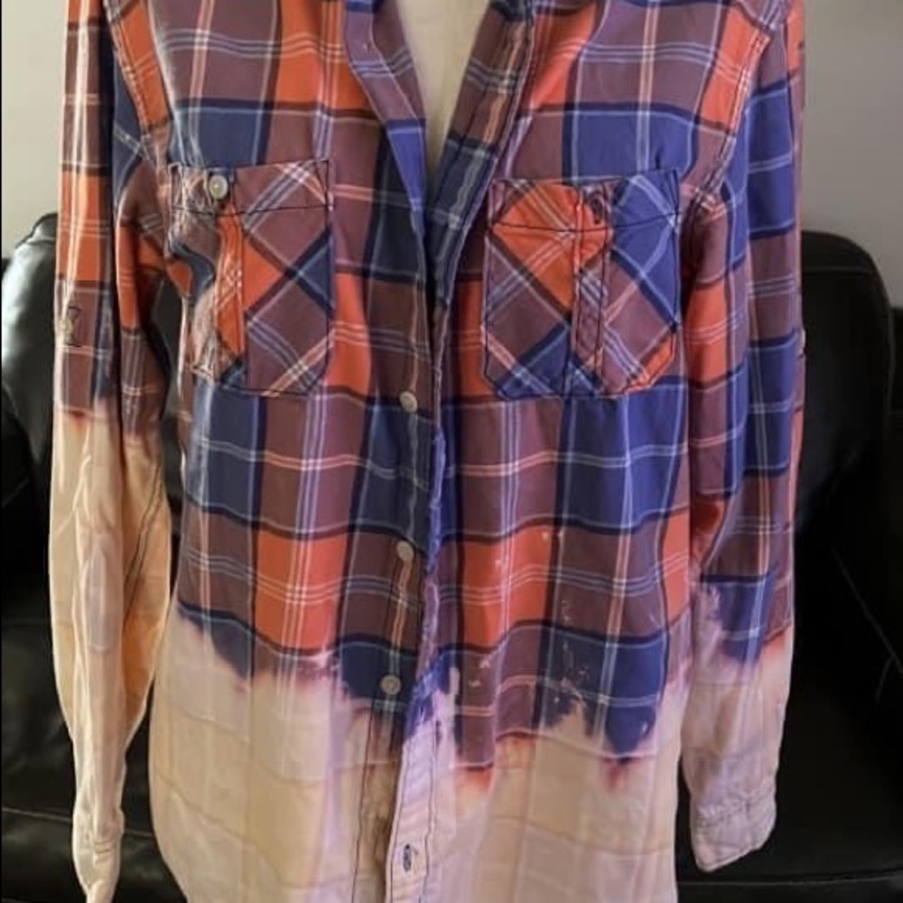 Distressed Fall Flannel